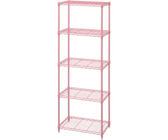 67-3152-90　［Discontinued］Color Metal Rack High Type Pink　CMM-55165