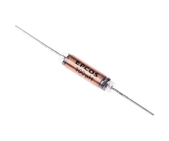 63-4728-62 EPCOS 100 μH ±20% Ferrite VHF Inductor, Max SRF:55MHz, 1A Idc, 650mΩ Rdc B82111E B82111E0000C025