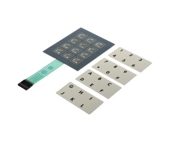 63-4733-23 Apem IP65 12 Key Keypad CCM12TR