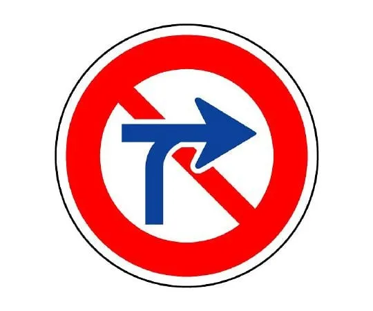 62-6119-91 Road Signs (Premises) Regulatory Signs (313) No Turn 894-11