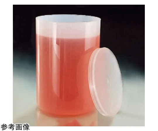 65-5642-33 Large Cylindrical Container (PP) (With Lid) 2.2 L 5352-0002JP