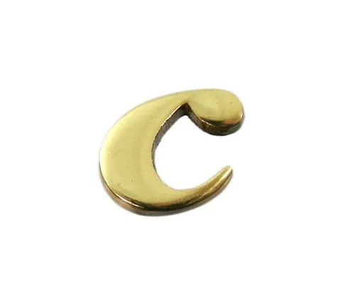 61-7430-79 Brass Gold Characters Small Characters C QS20-C