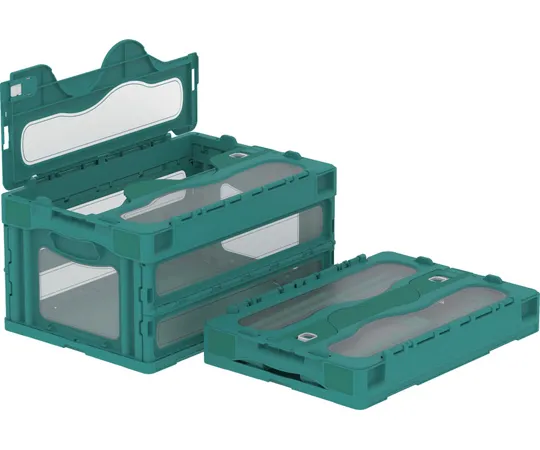 67-7113-05 Folding Container C-40B Green/Transparent 55902000GR608TM