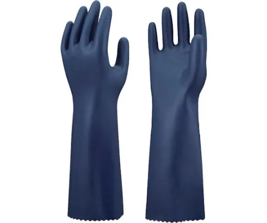 68-4959-93 Nitrile Rubber Chemical Protective Gloves, Long Type CN741 L CN741-L