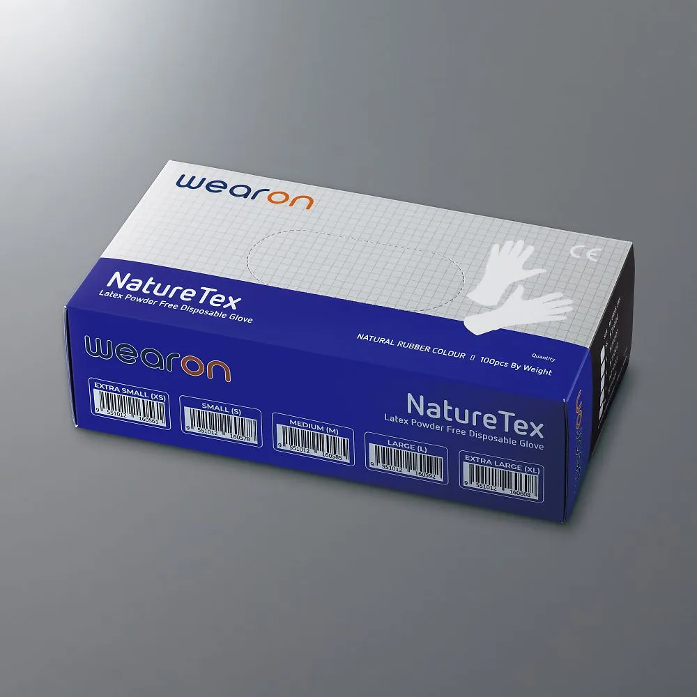 65-9619-49 Wearon latex Gloves XS 1 Box (100 Sheets) NT1000