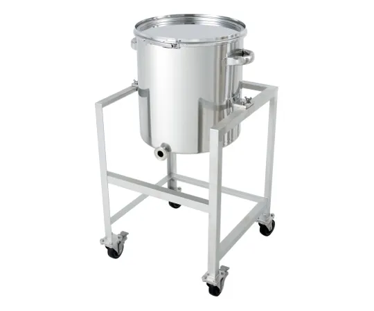 62-8610-62 Single-tapered Stainless Steel Airtight Container (Band Type) with Stand 35L KTT-CTL-ASC-36