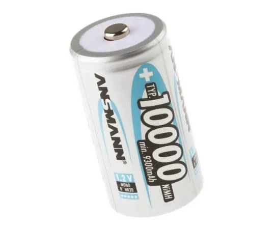 63-4894-39 Ansmann NiMH Rechargeable D Batteries, 10Ah 5030642