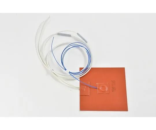 64-3423-74　Silicon Rubber Heater [Thermocouple 10m, Lead wire extension 10m] 100V 125 W 125mm x 125mm　SR100-125-125-125-K10