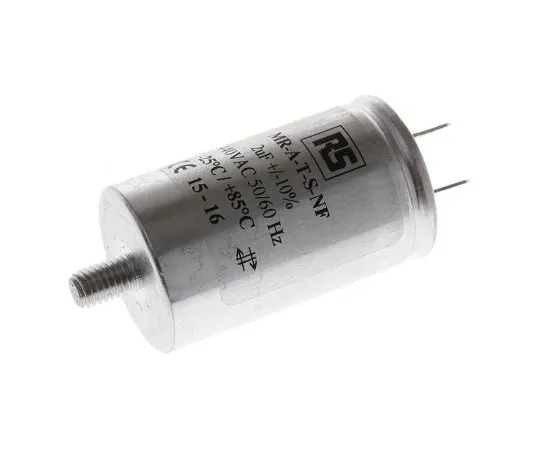 63-4722-76 RS Pro 2μF Polypropylene Capacitor PP 440V ac ±10% Tolerance Screw Mount 196-4646