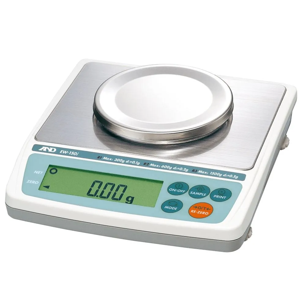 64-4052-20 Compact Electronic Balance Triple-Range EW-i Series With General Calibration EW150i-JA-00A00