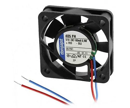 63-4799-76 ebm-papst 400F Series Axial Fan, 40 x 40 x 10mm, 9m³/h, 900mW, 5 V dc 405FH