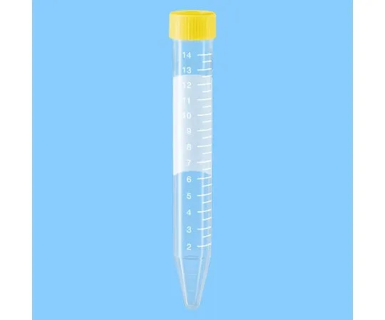 63-2978-27 Sterilized V-Base Centrifuge Tube Yellow Cap (with Rack) 15ml 62.553.042