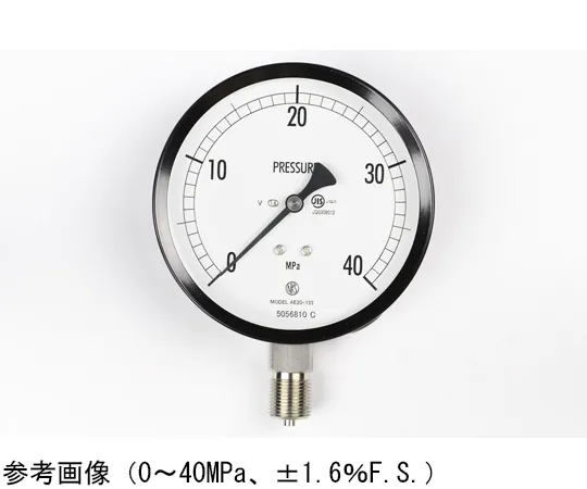 65-4284-58-20 Normal Pressure Gauge (Φ100) Vertical A Frame for Vibration Resistance with 40 MPa with Inspection Certificate AE20-133