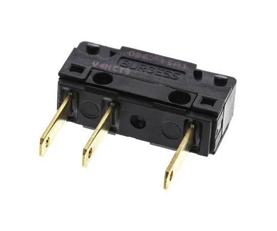 63-4698-43 SPDT Plunger Microswitch, 5 A @ 250 V ac V4NT9