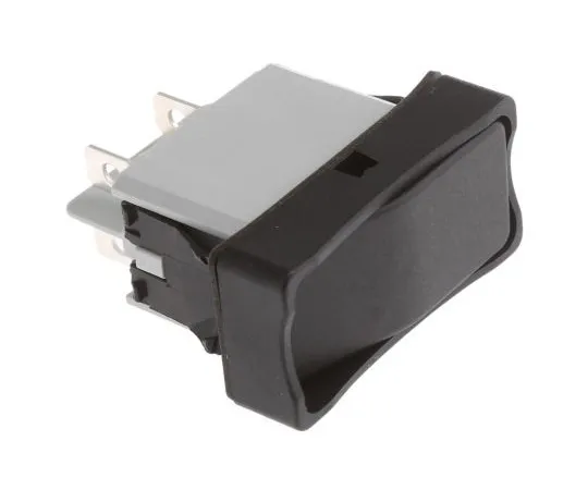63-4784-27 APEM Double Pole Single Throw (DPST), Latching Rocker Switch Panel Mount KG412A2XXA21XX