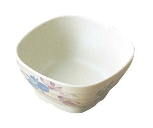 61-6833-87 Melamine Japanese Cake Sumire Square Small Bowl VO-50 2446500