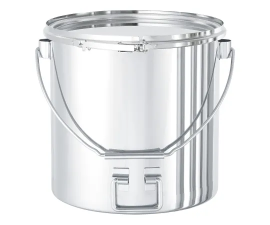 62-8611-07 Suspension Type Stainless Steel Sealed Container with Lower Folding Handle (Band Type) 10L CTLBDF-24
