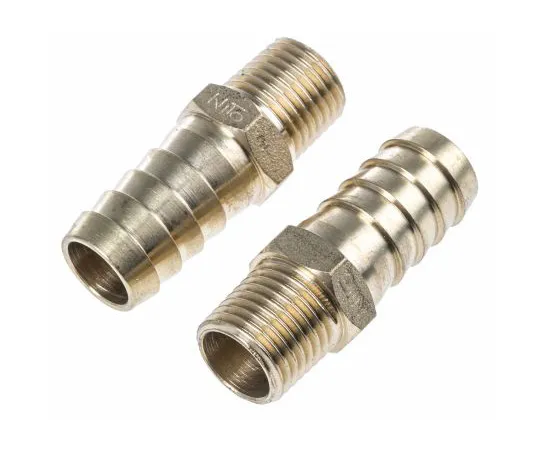 63-4840-17 RS PRO Straight Brass Hose Connector, 1/4 in G Male 506-7216