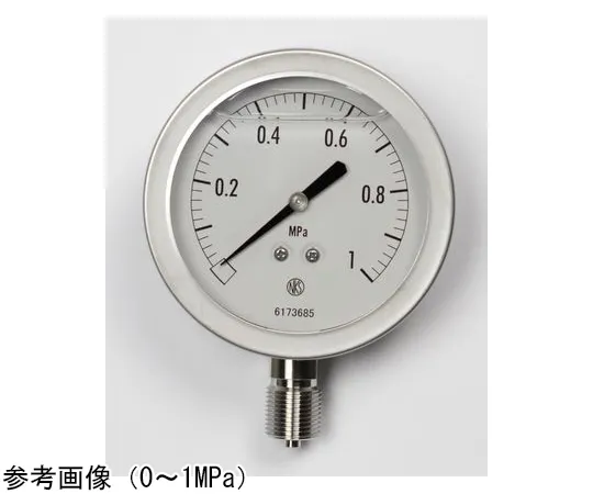 65-4324-05 Pressure Gauge with Glycerin (75Φ) 0.16 MPa GV51-133