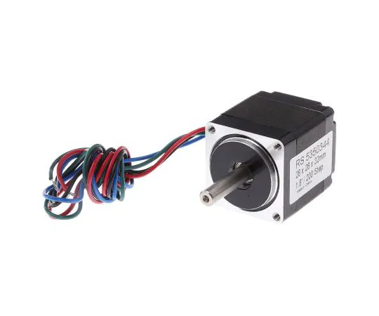 63-4860-49 RS Pro Hybrid, Permanent Magnet Stepper Motor 1.8°, 60mNm, 3.8 V, 670 mA, 4 Wires 535-0344