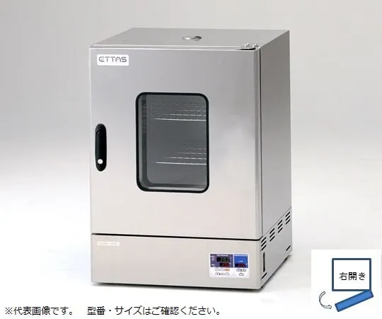 1-9001-24　［Discontinued］Constant-Temperature Drying Oven Natural Convection Drying Apparatus (Right Pivot Door) with Window Stainless　SONW-300S-R