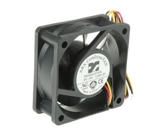 63-4830-89 ARX CeraDyna Series Axial Fan, 60 x 60 x 25.4mm, 33.35m³/h, 4.32W, 24 V dc FD2460-C0151E2AL