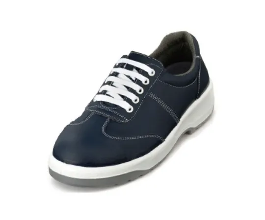 64-6536-92 Urethane 2-Layer Synthetic Leather Sneakers (Shoelaces) Navy Blue 23.5 cm AN3051B