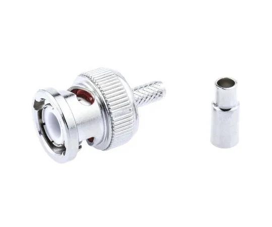 63-4874-32 RS Pro Straight 50Ω Cable Mount BNC Connector, Plug, Nickel, Crimp Termination, RG174 546-3620