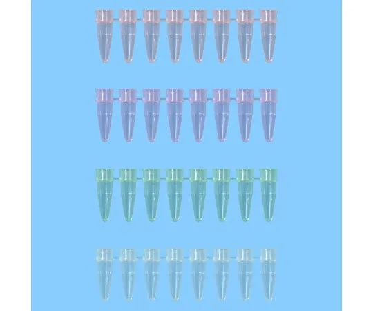 63-2981-95 PCR 8-strand Tube 4 colors MIX (PCR P-T) 0.2ml 72.985.992