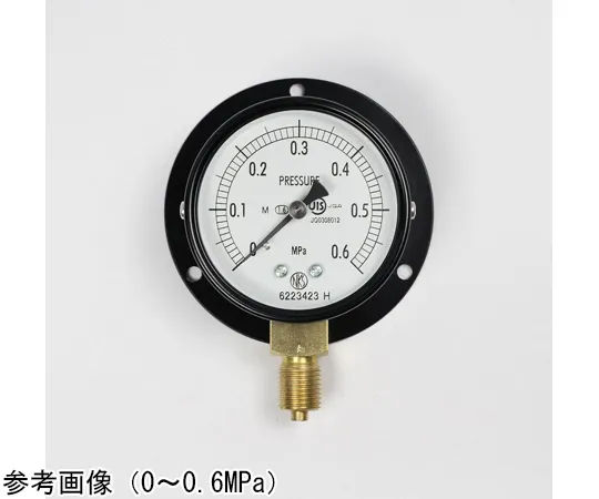 65-4270-40 Normal Pressure Gauge (Φ60) Vertical B Frame for Steam 0.6 MPa AA10-221