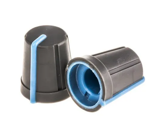 63-4805-69 RS PRO Potentiometer Knob, Push-On Type, 13mm Knob Diameter, Grey, D Shaped Shaft Type, 6.4mm Shaft 467-6695