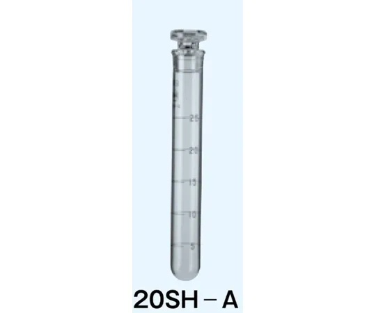 65-8670-77 Test Tube Round Bottom White Minimum Scale 5 mL 25 mL TS19, Diameter 20 x Total Height 165 mm 20SH-A