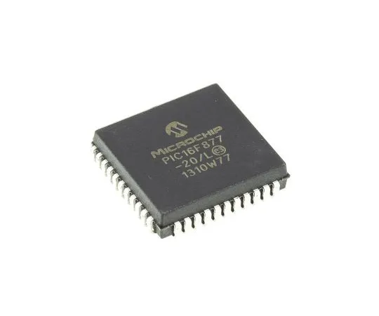 63-4804-83 Microchip PIC16F877-20/L, 8bit PIC Microcontroller, 20MHz, 256 x 8 words, 8K x 14 words Flash, 44-Pin PLCC PIC16F877-20/L
