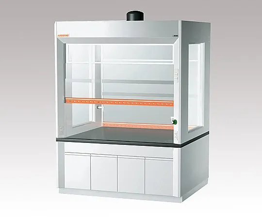 3-2061-01　［Discontinued］ASSRE Fume Hood Double-Sided Type 1500 x 1500 x 2400　RTW15SB-S