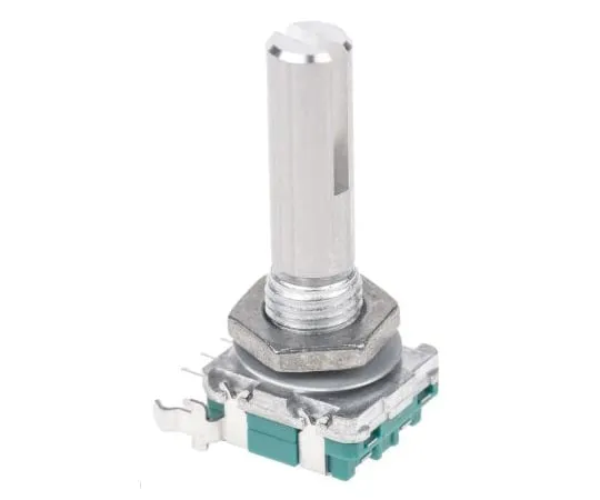 63-4749-03 Alps Alpine 15 Pulse Incremental Mechanical Rotary Encoder Slot Shaft, Through Hole EC11B152420G