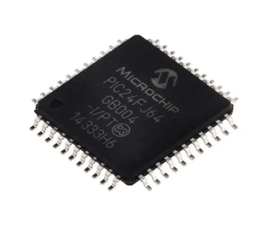 63-4931-16 Microchip, 16bit PIC Microcontroller, 32MHz, 64 kB Flash, 44-Pin TQFP PIC24FJ64GB004-I/PT