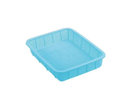 65-8994-25 Square Basket, Shallow Type, Small Blue, 30 pcs K543B2