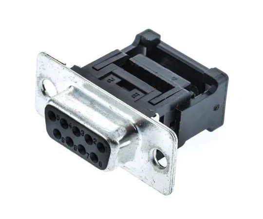 63-4910-58 RS Pro 2.77mm Pitch 9 Way IDC D-sub Connector, Socket, Metal Shell 642-4907
