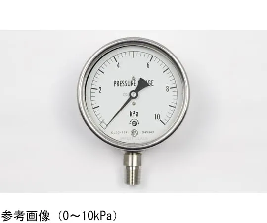 65-4319-22-20 Stainless Steel Case Microbarometer (100Φ) with 10 kPa Inspection Certificate GL30-184
