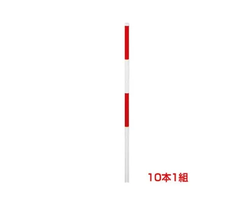 61-6438-95　［Discontinued］Snow Pole 2000 mm10 Pieces 1 Set with Blade Tip　WT1-08