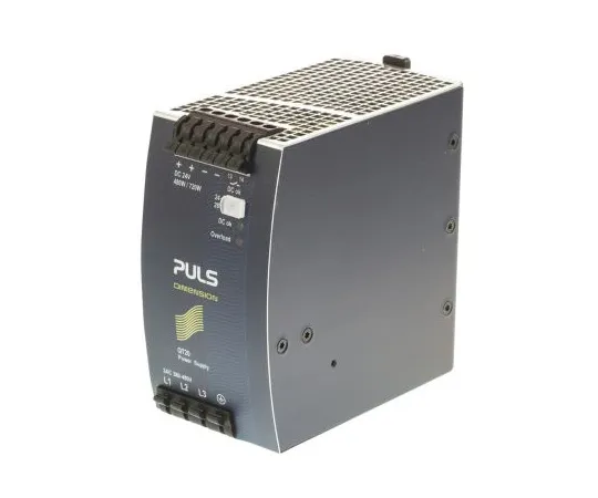 63-4842-59 PULS, DIMENSION Q DIN Rail Panel Mount Power Supply, 24V dc Output Voltage, 20A output current QT20.241
