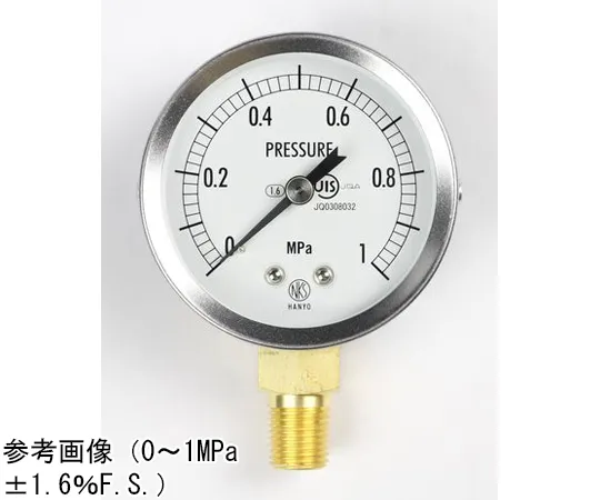 65-4319-61 General-Purpose Pressure Gauge (60Φ) Vertical A-Frame 0.16 MPa GS50-171