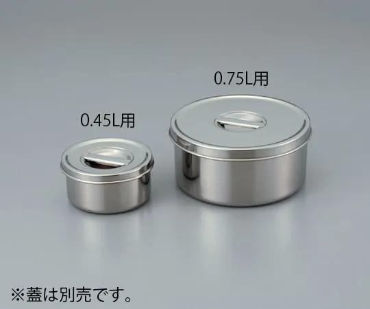 65-5714-78 Stainless Steel Round Pot with Knob for 0.45 L (Body Only)