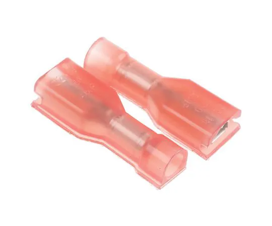 63-4743-45 TE Connectivity Ultra-Fast .110 Series Red Insulated Crimp Receptacle, 2.79 x 0.51mm, 0.3mm² to 0.8mm², 22AWG to 18AWG, 2-520084-2