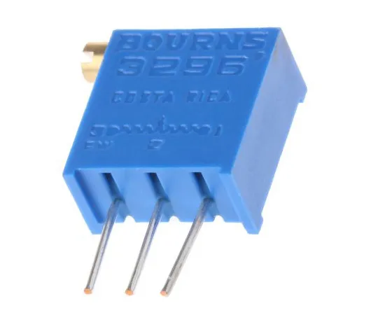 63-4850-64 2kΩ Through Hole Trimmer Potentiometer 0.5W Side Adjust Bourns 3296 Series 3296X-1-202LF