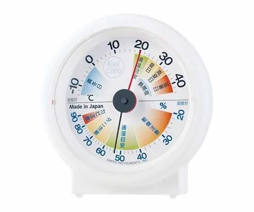 61-6865-56 Thermo-Hygrometer (With Living Management Chart) 93 x 89 x 35mm 80G (Blister Pack) TM-2411