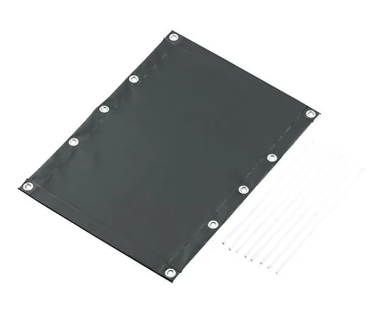 4-392-01　［Discontinued］Fall-Prevention Sheet For Bogie, Tarpaulin (Black)　BS-370