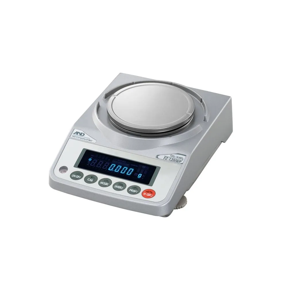 64-4048-94 Standard Weight Built-in Dust Control Waterproofing Type Electronic Balance FZ-iWP Series for Calibration With JCSS Proofing FZ120iWP-JA-00J00