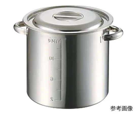 62-3832-57 AG 18-8 Stock Pot with Scale 30 cm (21.0 L)