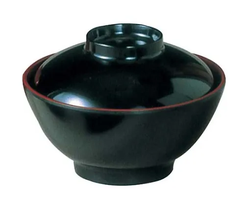 61-6843-10 Kasumi Soup No. 13WA Inner Red Meat Melamine 6803900